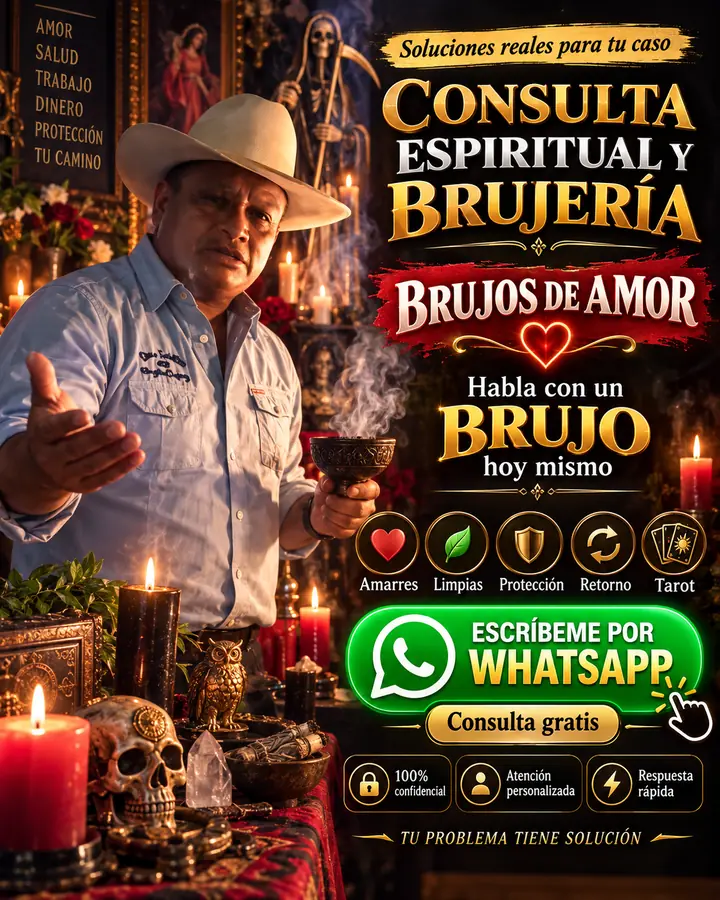 Maestro Elías Montenegro en su altar: consulta espiritual de amor por WhatsApp